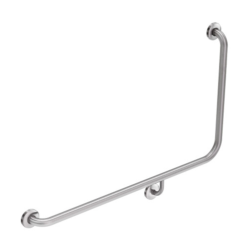 90° Accessible Care Left-Hand Grab Rail Stainless Steel [326052]