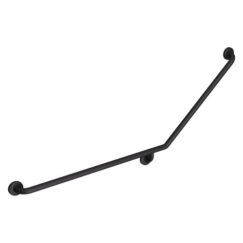 40° Accessible Care Left-Hand Grab Rail Matte Black [326061]