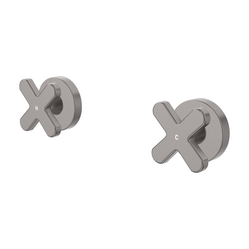 Kaya Cross Wall Taps Gunmetal [326083]