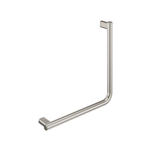 90° Care Slimline Ambulant Care Hand Grab Rail Brushed Nickel [326976]