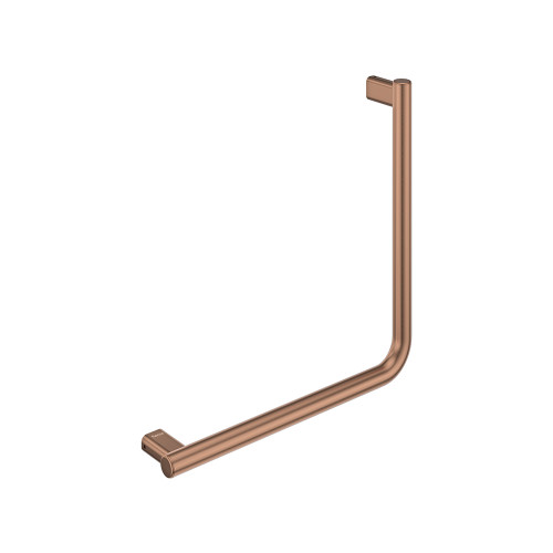 90° Care Slimline Ambulant Care Hand Grab Rail Brushed Copper [327032]