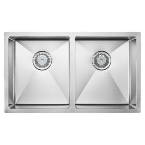 Hana Anti-Scratch 27L/27L Double Kitchen Sink Stainless Steel [328430]