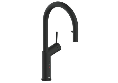 4-in-1 Boiling Chilled Electronic Signature Sink Mixer Pull-Out Matte Black [320711]