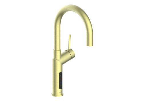 5-in-1 Boiling, Chilled, Soda Electronic Signature Sink Mixer Brushed Brass Gold [320717]