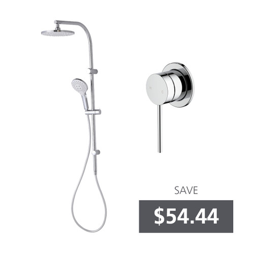Rome Dual Shower Bundle Chrome [331085]