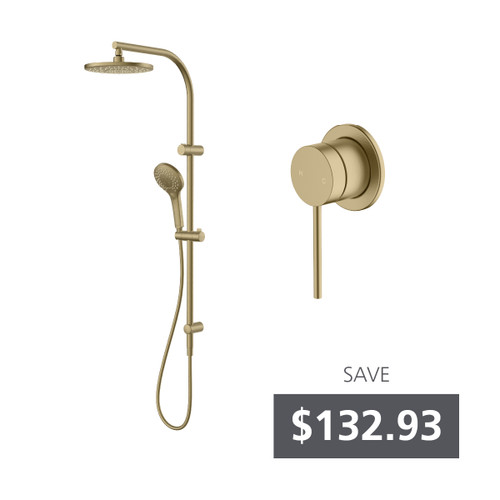 Rome Dual Shower Bundle Classic Gold [331081]