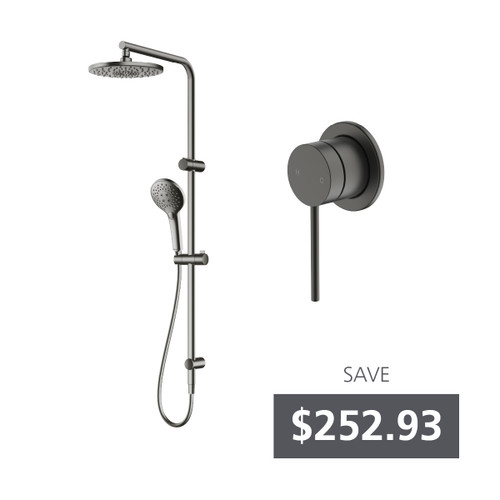 Rome Dual Shower Bundle Gunmetal [331096]