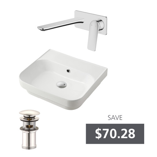 Dublin Inset Basin Bundle Chrome [331086]