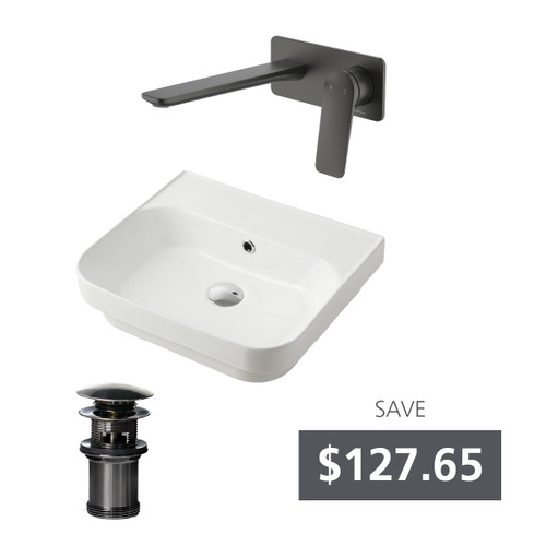 Dublin Inset Basin Bundle Gunmetal [331082]