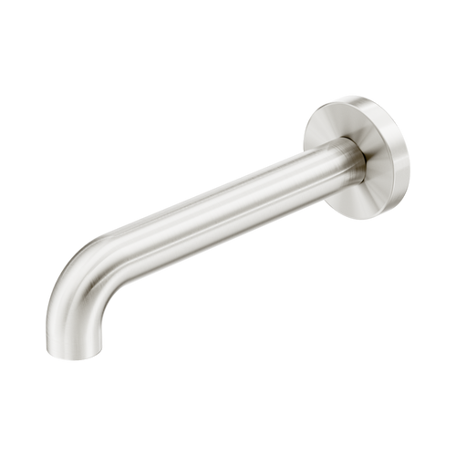 Zen SS316L Round Basin or Bath Spout (Only) 185mm II Brushed Nickel [330924]