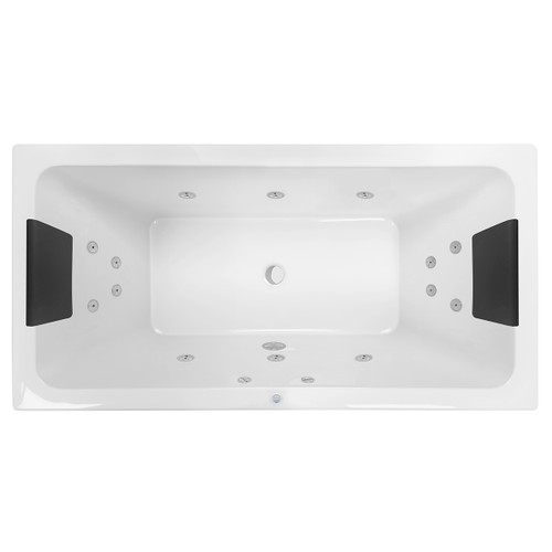 Carina Contour 14-Jet Spa Bath Sensa Touch 1525mm High Gloss White [272726]