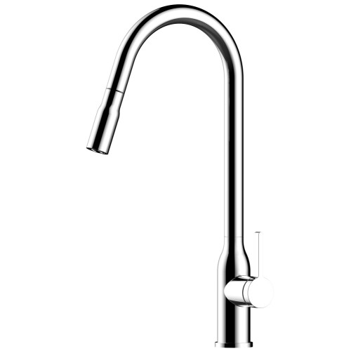 Xtravert Xpressfit Sink Mixer Stainless Steel 3Star Gooseneck Mini Pull-Out Chrome [192352]