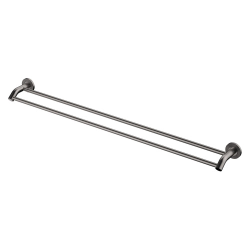 Axle 900mm Double Towel Rail, Gun Metal [331166]