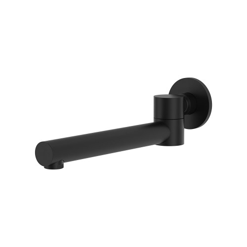 Kaya Swivel Wall Basin or Bath 230mm Outlet Matte Black [331161]