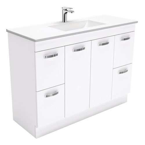 Vanessa Unicab 1200mm Vanity on Kickboard 1 Tap Hole [168823]