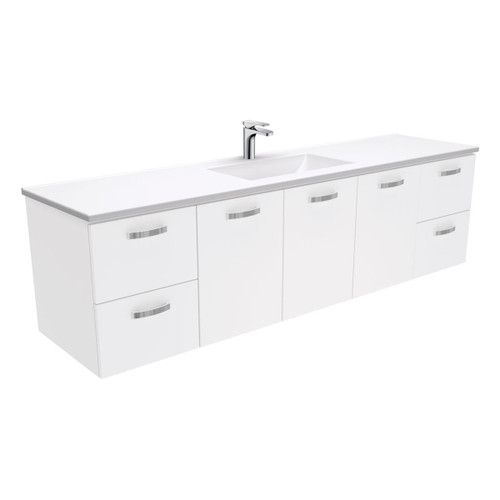 Vanessa UniCab 1800 Single Bowl Wall-Hung Vanity 1 Taphole [168833]