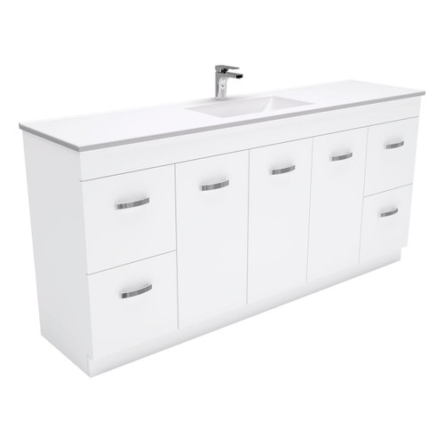 Vanessa Unicab Single Bowl Vanity On Kickboard 1800mm 1 Tap Hole [168831]