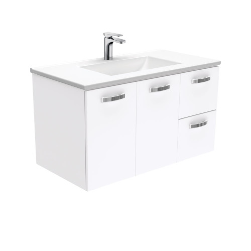 Vanessa Unicab 900 Wall-Hung Vanity Right Side Drawers 1 Tap Hole [168822]
