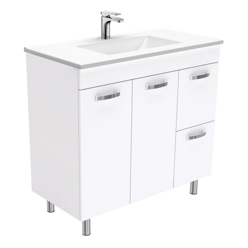 Vanessa Unicab Vanity On Legs Right Hand Drawer 900mm 1 Tap Hole [168820]