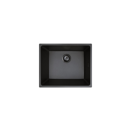 Kuro Granite 39L Single Bowl Kitchen Sink Matte Black [332039]