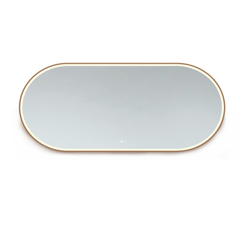 Aura Brushed Bronze LED Pill Mirror 750 x 1500mm [327486]