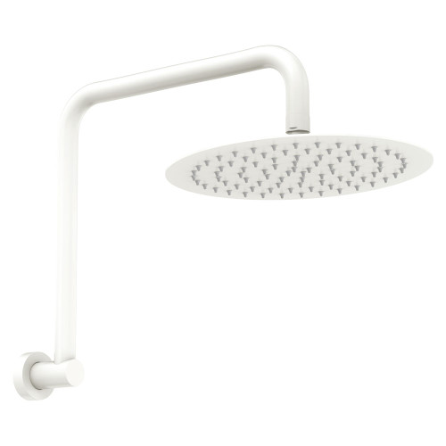 Kaya Gooseneck Shower Arm Set Matte White [301619]