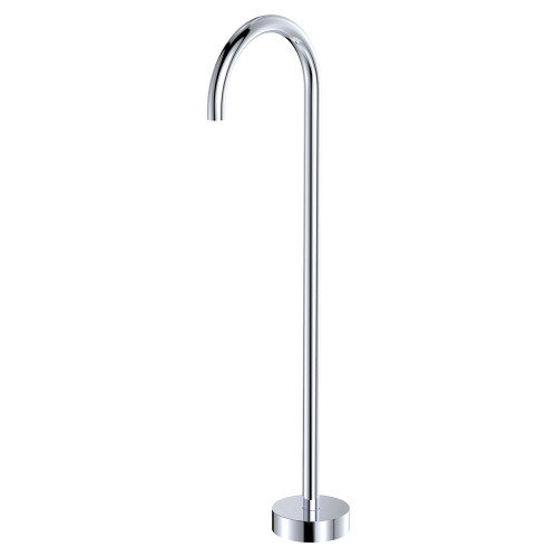 Kaya/Isabella Gooseneck Floor Mounted Bath Outlet Chrome [301677]