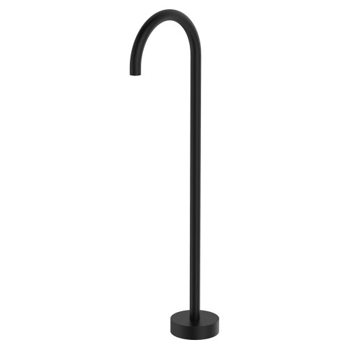 Hustle/Kaya Gooseneck Floor Mounted Bath Matte Black [301673]