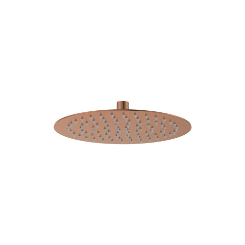 Kaya Round Shower Head 250mm Brushed Copper [301668]