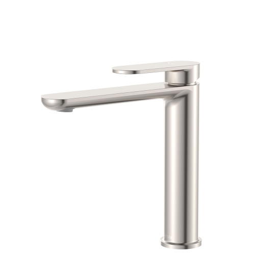 Empire Slim Cold Start Medium Basin Mixer Brushed Nickel [327460]