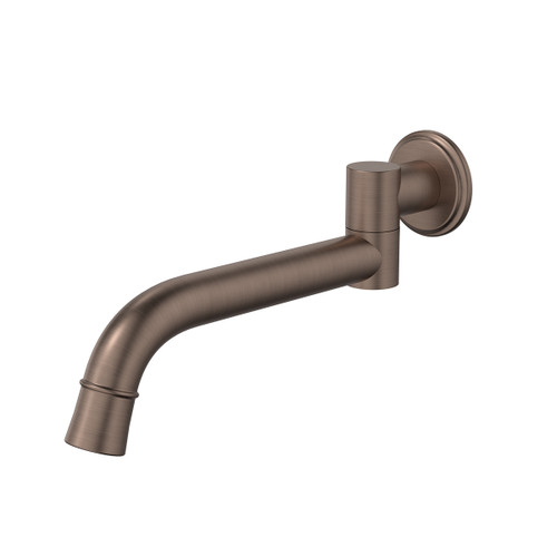 Riviere Swivel Bath Outlet 220mm Brushed Bronze [334409]