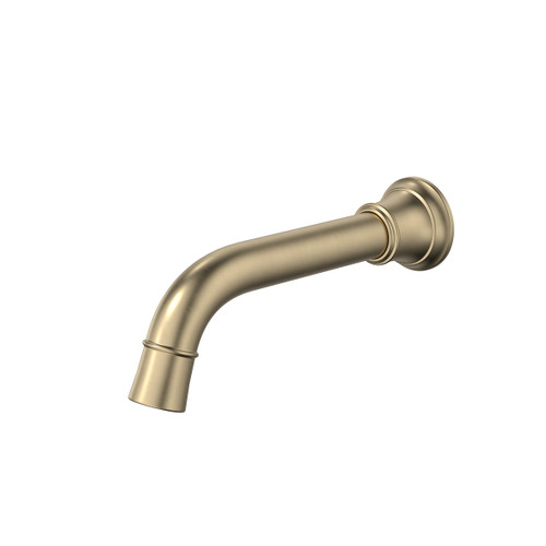 Riviere Wall Basin or Bath Outlet 175mm Brushed Brass [334423]