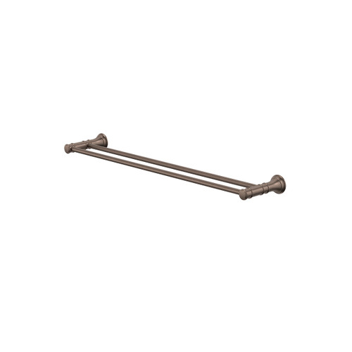 Riviere Double Towel Rail 600mm Brushed Bronze [334384]