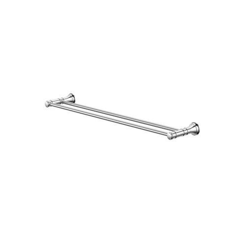 Riviere Double Towel Rail 600mm Chrome [334350]