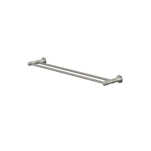 Riviere Double Towel Rail 600mm Brushed Nickel [334360]