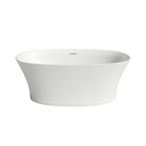 Riviere 1500mm Freestanding Bath with Overflow Matte White [334301]