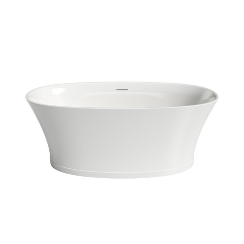 Riviere 1500mm Freestanding Bath with Overflow Gloss White [334309]