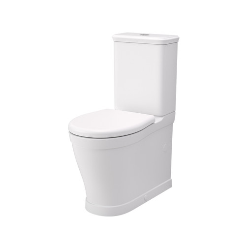 Riviere Cleanflush Wall Faced Close Coupled Bottom Inlet Suite Matte White [334248]
