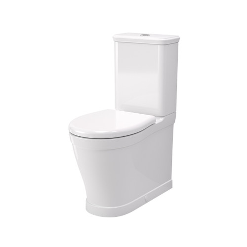 Riviere Cleanflush Wall Faced Close Coupled Back Entry Suite White [334252]