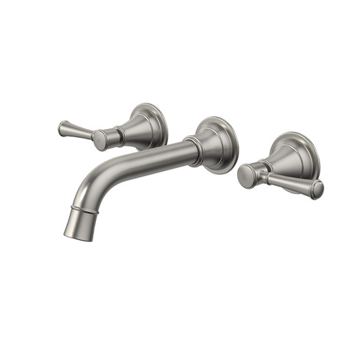 Riviere Wall Basin or Bath Set 175mm Brushed Nickel [334257]