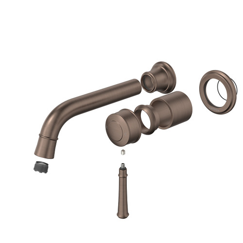 Riviere Wall Basin or Bath Mixer 175mm Trim Kit Brushed Bronze [334335]
