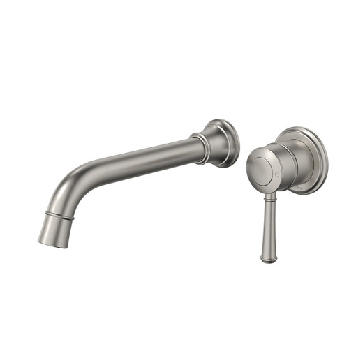 Riviere Wall Basin or Bath Mixer 210mm Brushed Nickel [334337]