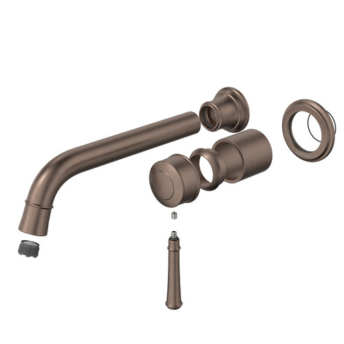 Riviere Wall Basin or Bath Mixer 210mm Trim Kit Brushed Bronze [334338]