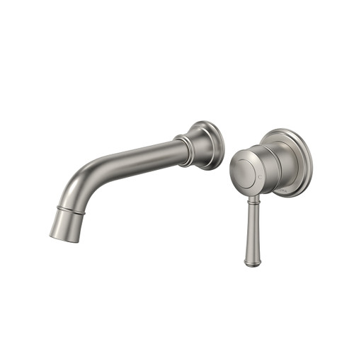 Riviere Wall Basin or Bath Mixer 175mm Brushed Nickel [334342]