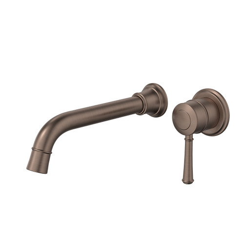 Riviere Wall Basin or Bath Mixer 210mm Brushed Bronze [334343]