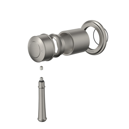 Riviere Bath or Shower Mixer Trim Kit Brushed Nickel [334347]