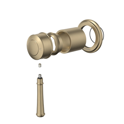 Riviere Bath or Shower Mixer Trim Kit Brushed Brass [334353]