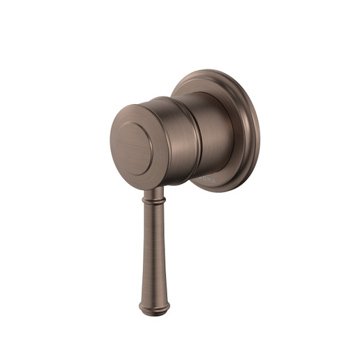 Riviere Bath or Shower Mixer Brushed Bronze [334359]