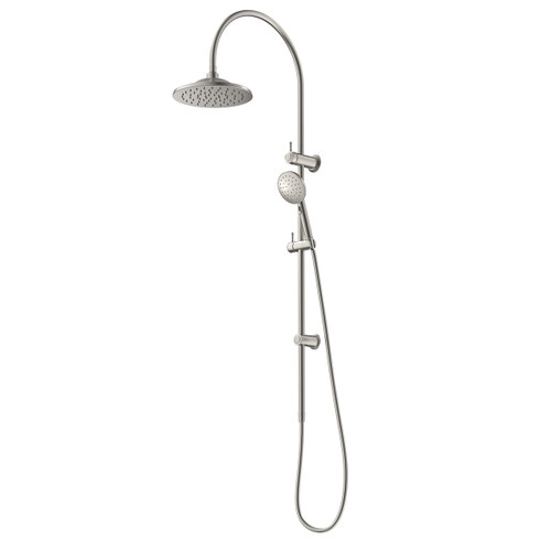 Riviere Rail Shower with Overhead Brushed Nickel [334276]