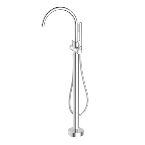 Riviere Freestanding Bath Filler with Handshower Chrome [334286]